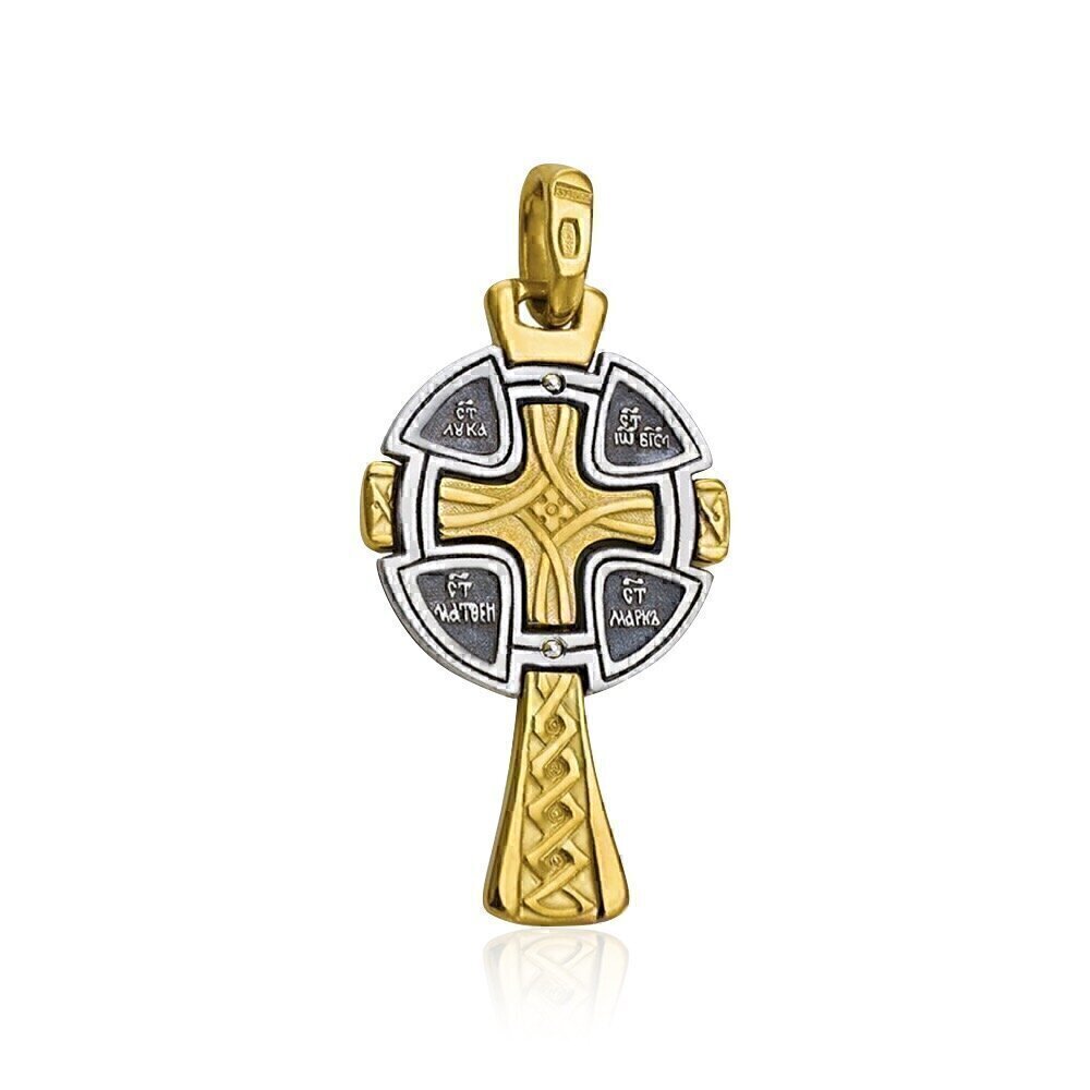 Купить Крест из серебра "Четыре Евангелиста" (2513)