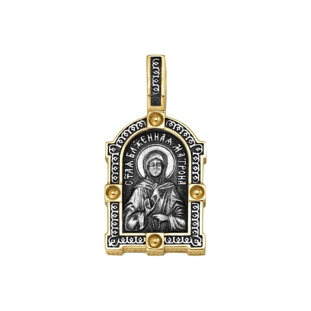 Купить Образ из серебра "Святая Матрона Московская" (52325)