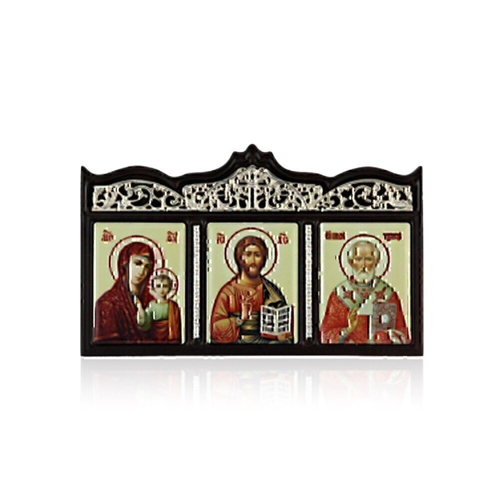 Купить Икона автомобильная "Триптих" (10739)