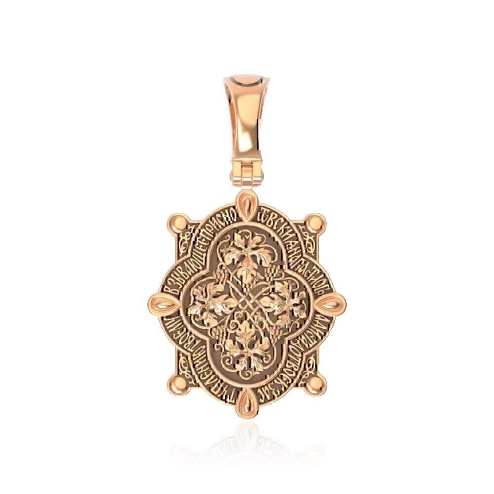 Купить Образ из красного золота "Божия Матерь Всецарица" (3100)