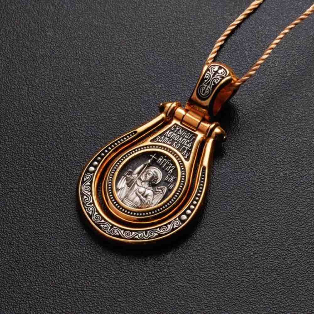 Купить Образ из серебра "Божия Матерь Семистрельная" (59278)