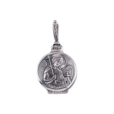 картинка Ладанка из серебра "Ангел Хранитель" (52883) 