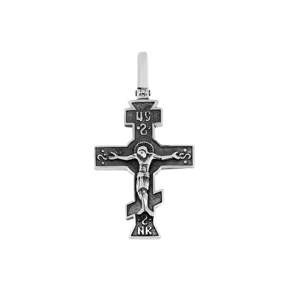 Купить Крест из серебра "Спаси и Сохрани" (42587)