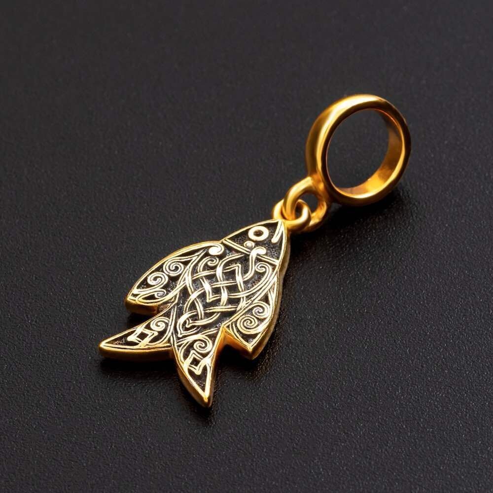 Купить Бусина из серабра "Рыба" с эмалью (59243)