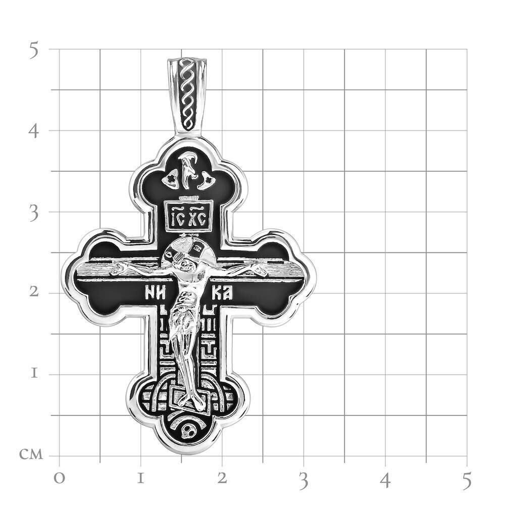 Купить Крест из серебра "Богородица" (42725)