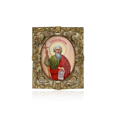 картинка Икона "Святой Андрей Первозванный" финифть (20604) 