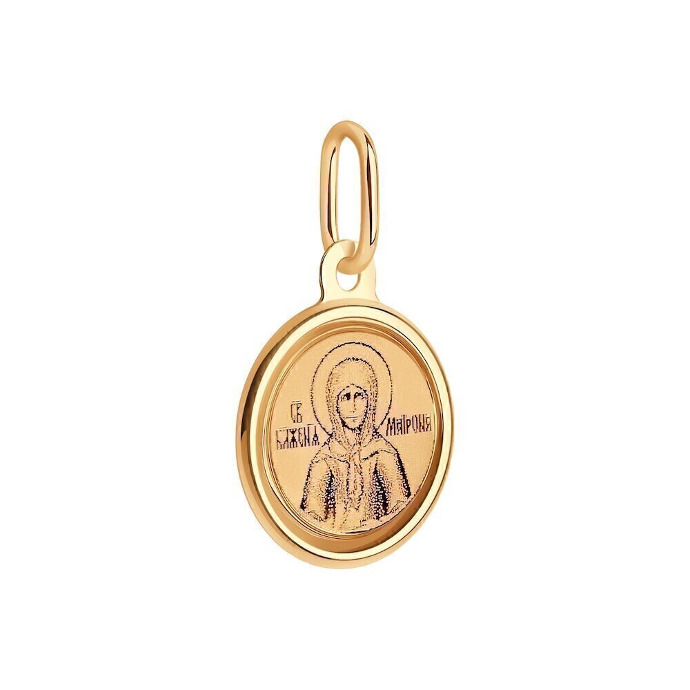 Купить Образ из красного золота "Святая Матрона Московская" (51086)