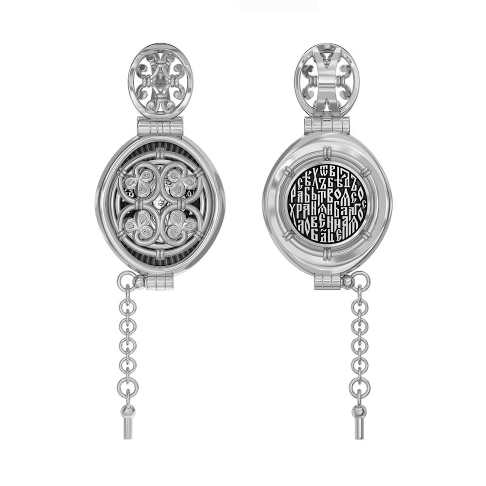 Купить Образ из серебра "Божия Матерь Казанская" (59307)