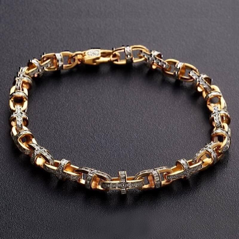 Купить Браслет из серебра "Георгиевский крест" (53520)