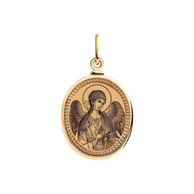 картинка Образ из красного золота "Ангел Хранитель" (51084) 