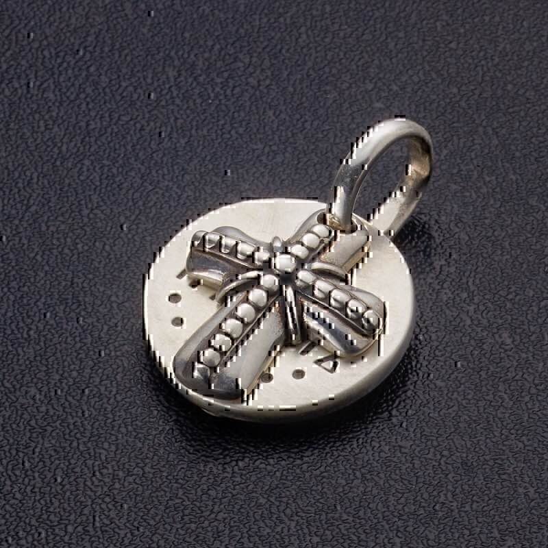 Купить Крест из серебра с подвеской (25413)