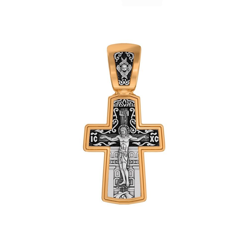 Купить Крест из серебра "Святой Николай Чудотворец" (42828)