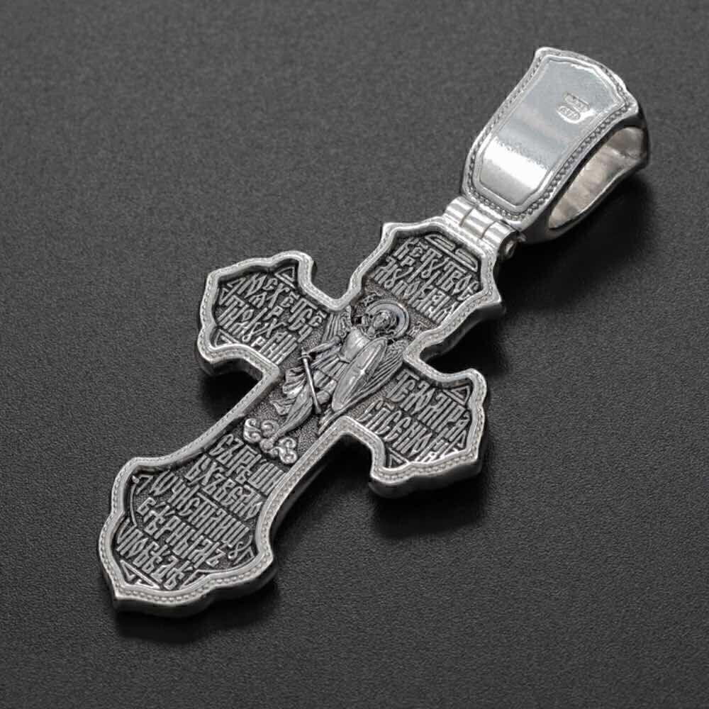 Купить Крест из серебра "Архангел Михаил" (42910)