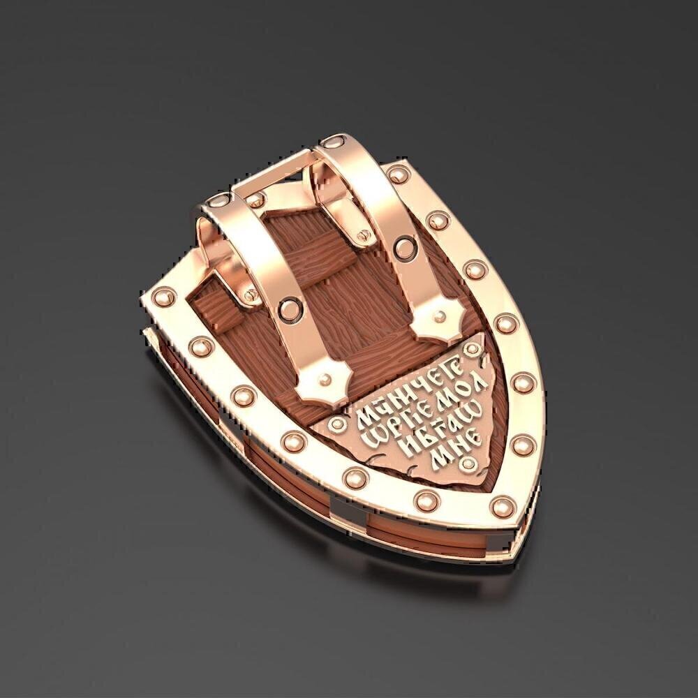 Купить Образ из красного золота "Святой Георгий Победоносец" (30592)