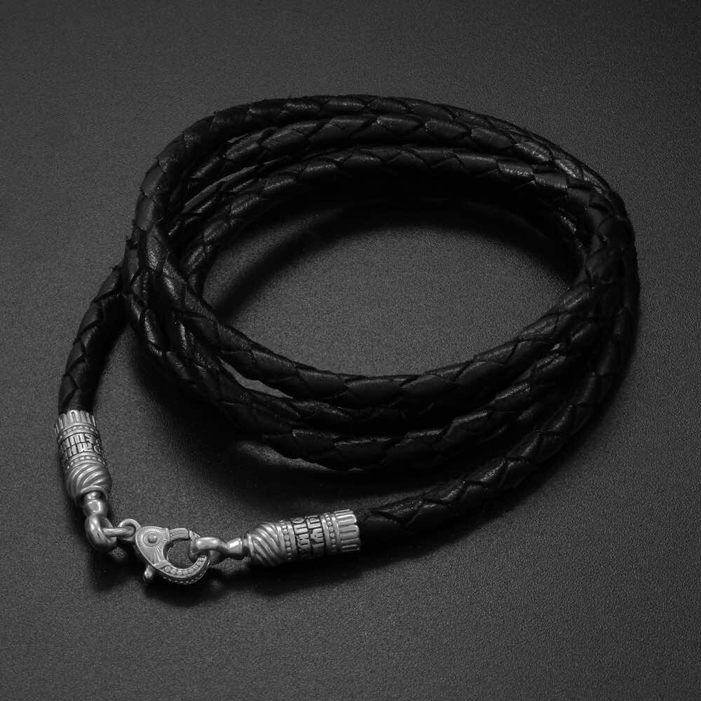 Купить Гайтан с замком из серебра "Помилуй меня грешного" (92491)