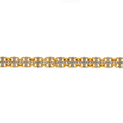 картинка Браслет из серебра "Знамение Победы" (12400) 