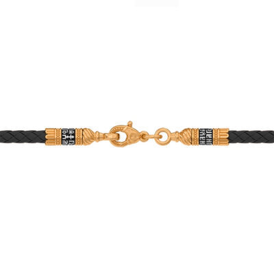 картинка Гайтан с замком из серебра "Помилуй меня грешного" (92490) 