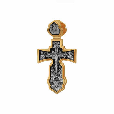 картинка Крест из серебра "Ангел Хранитель" (42857) 