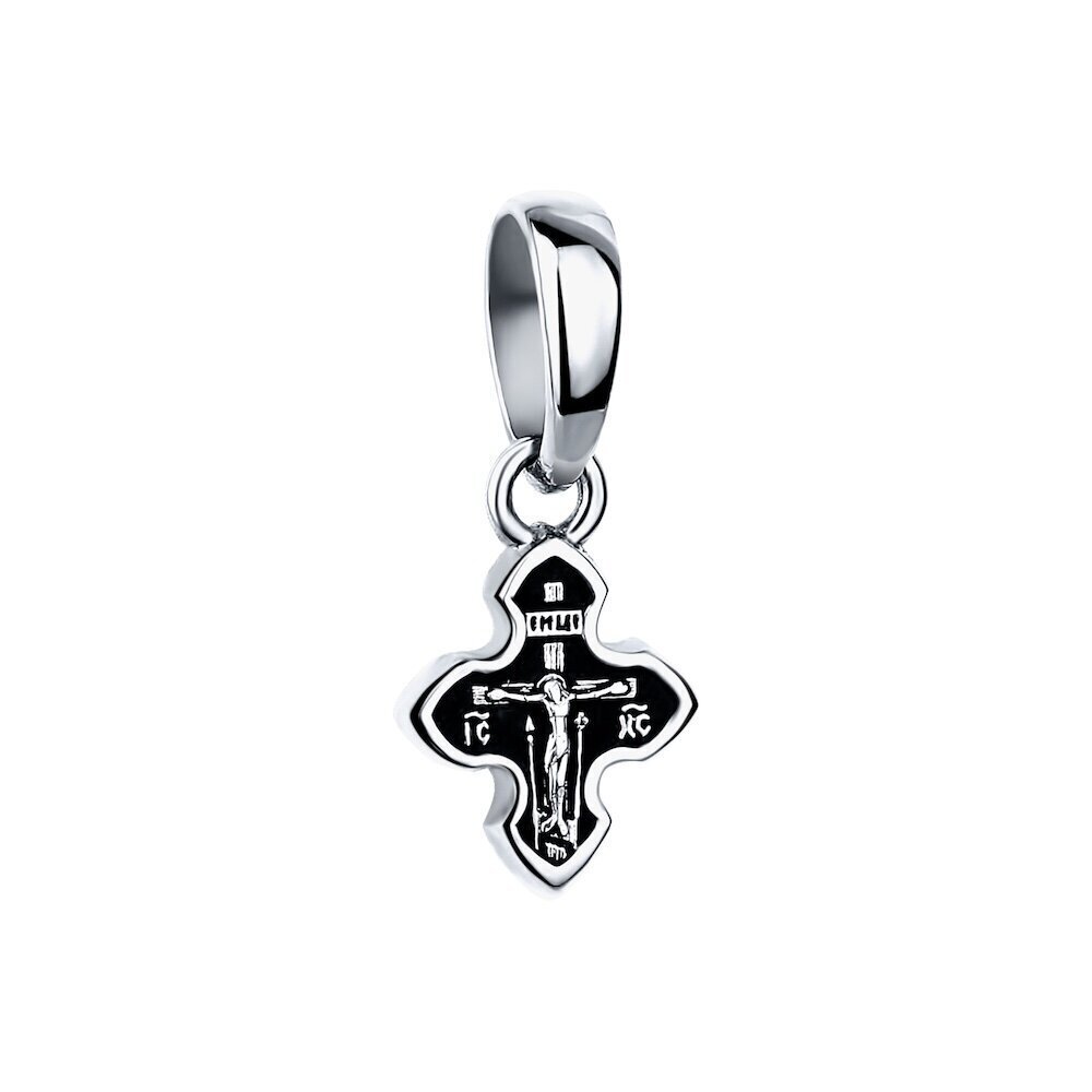 Купить Крест из серебра "Богородица" (42727)