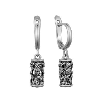 картинка Серьги из серебра "Виноградная Лоза" (72242) 