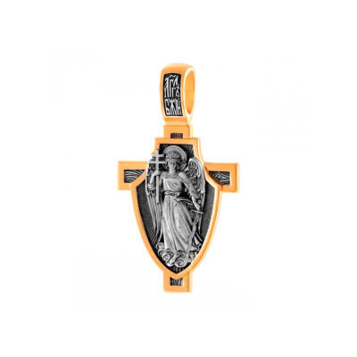 картинка Крест из серебра "Ангел Хранитель" (42878) 