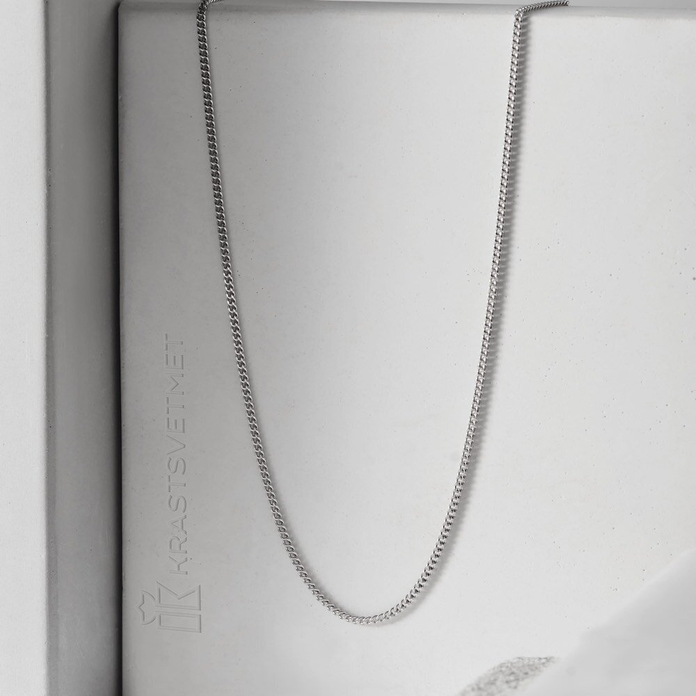 Купить Цепь из белого золота "Гурмета" (91057)