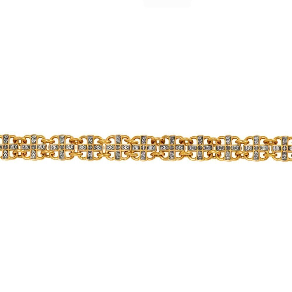 Купить Браслет литой из серебра "Знамение Победы" (12400)