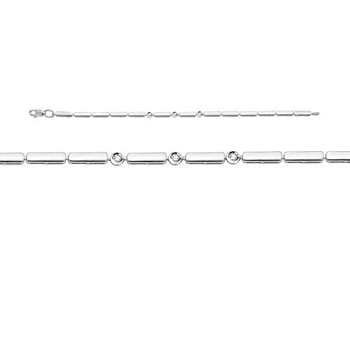 Купить Браслет из белого золота с бриллиантами (5013)