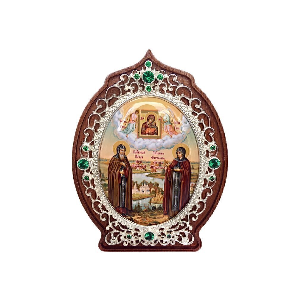 Купить Икона настольная "Петр и Февронья" (1099)