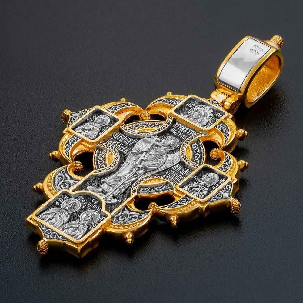 Купить Крест из серебра "Ангел Хранитель" (42880)