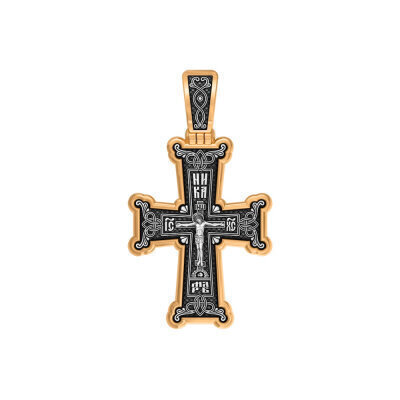 картинка Крест из серебра "Распятие Христово" (42855) 