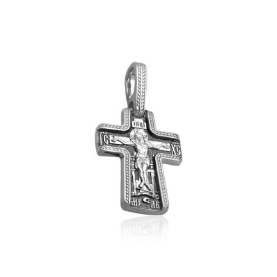 картинка Крест из серебра "Святой Георгий Победоносец" (42396) 