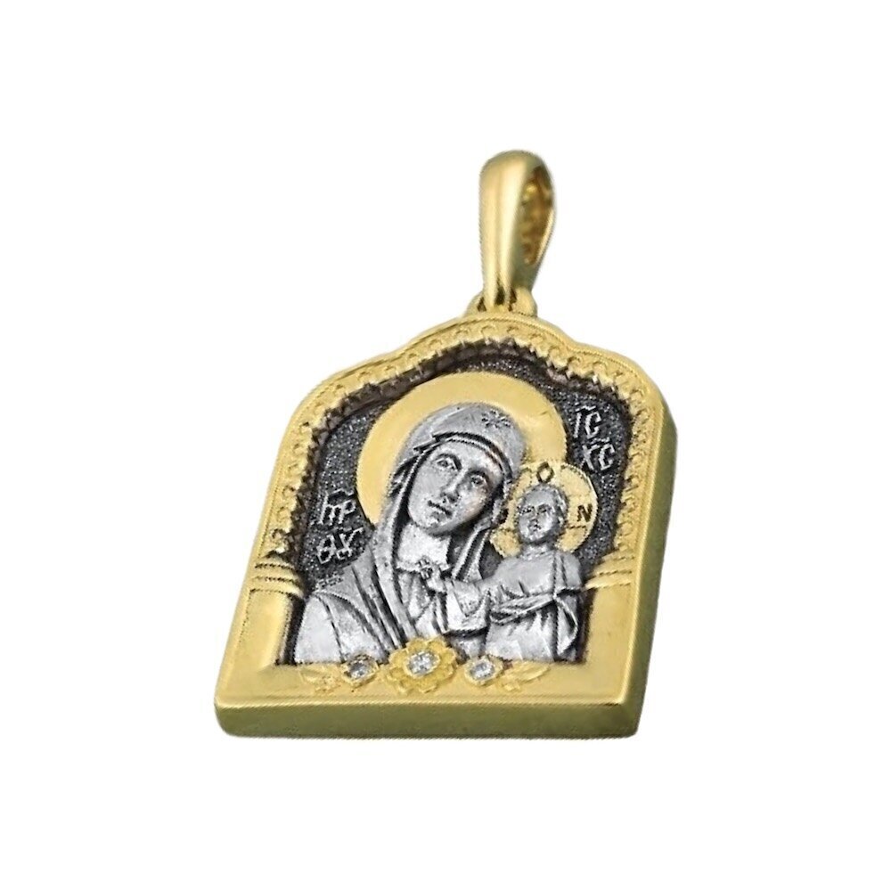 Купить Образ из серебра "Божия Матерь Казанская" (52715)