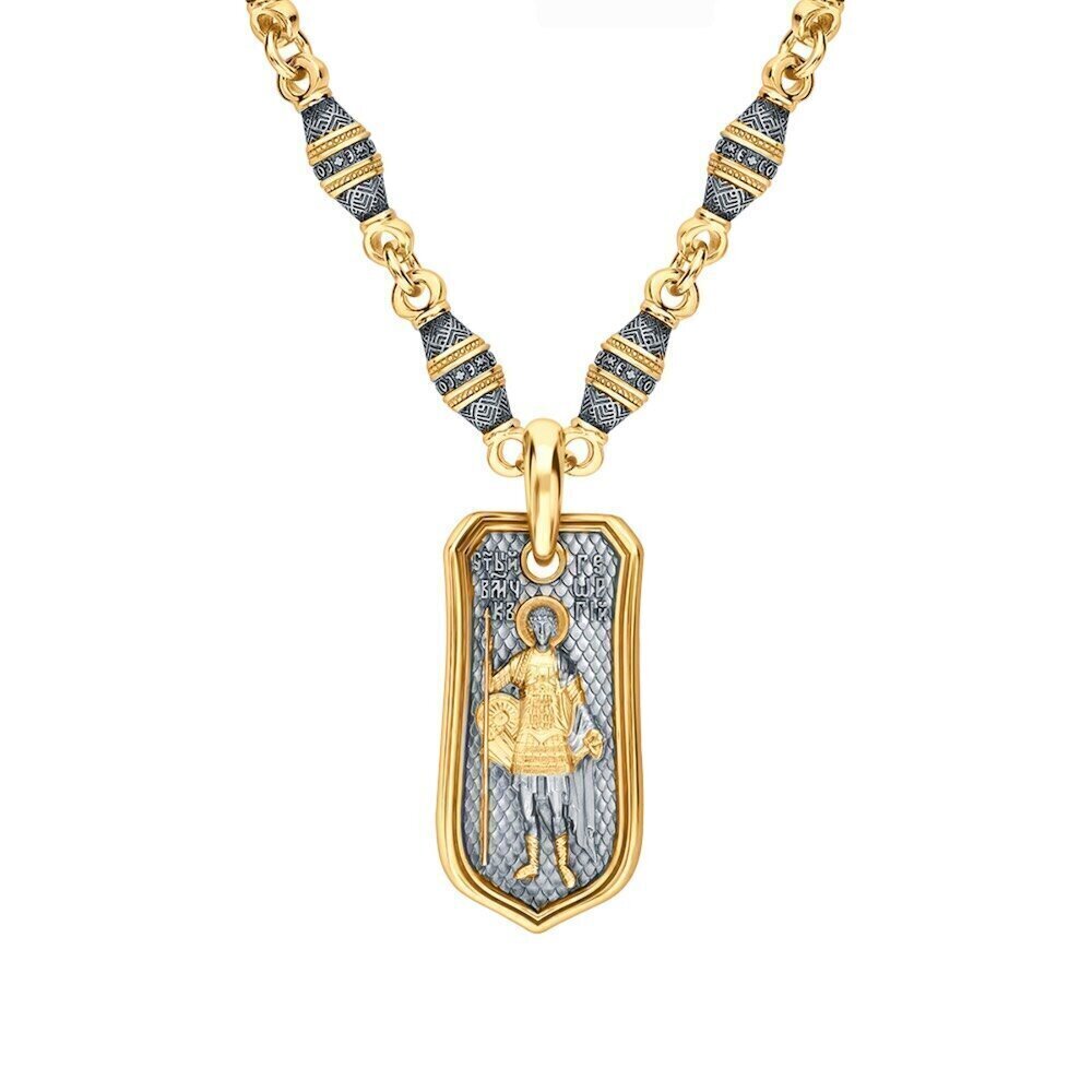 Купить Образ из серебра "Святой Георгий Победоносец" (52943)