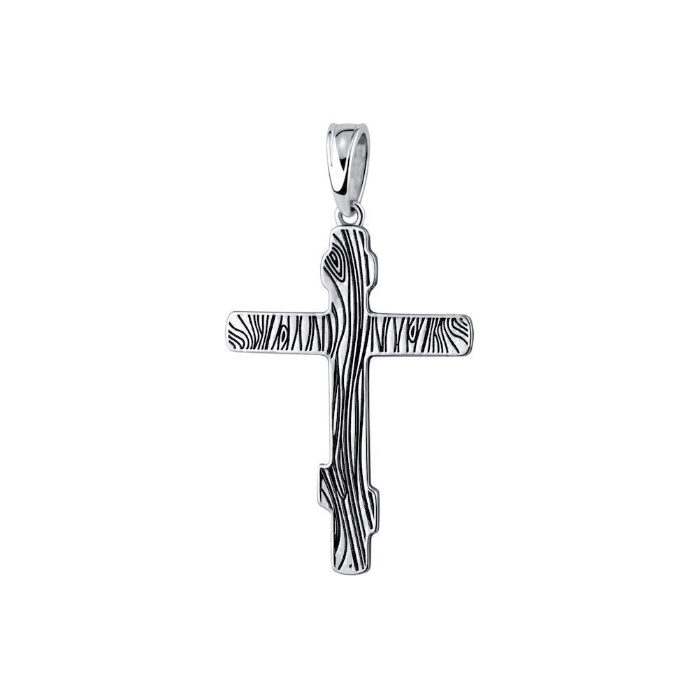 Купить Крест из серебра "Спаси Господи люди Твоя" (42762)