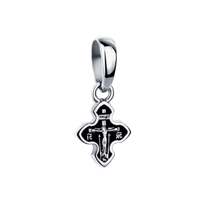 картинка Крест из серебра "Богородица" (42727) 