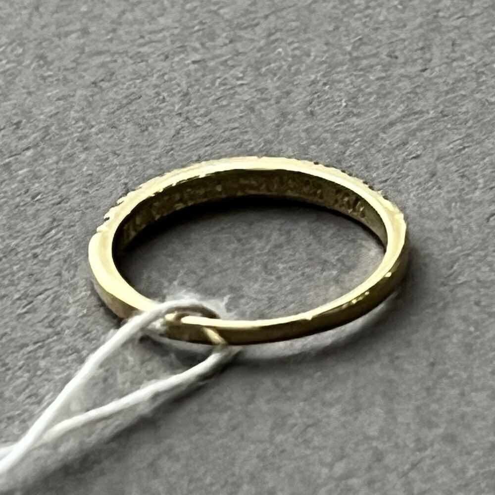 Купить Кольцо из желтого золота "Спаси и Сохрани" с фианитами (31044)