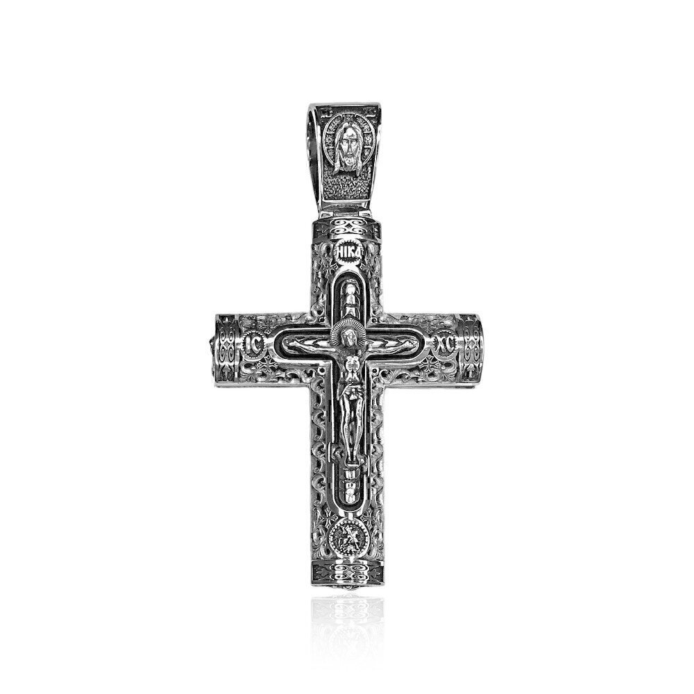 Купить Крест из серебра "Спаси и Сохрани" (97024)