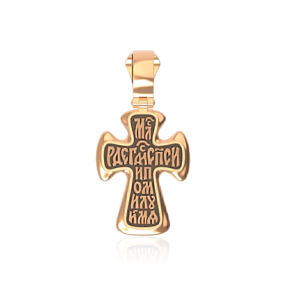 Купить Крест из красного золота «Спаситель» (2142)
