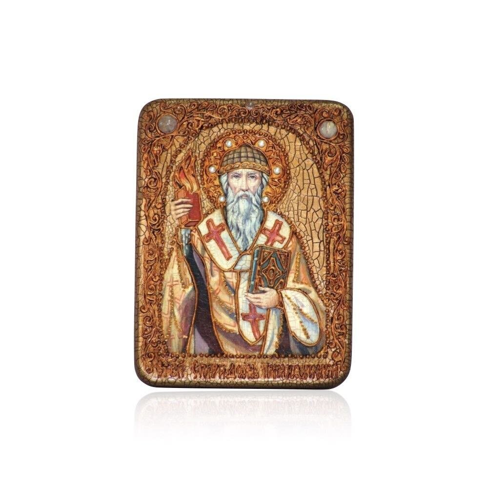 Купить Икона "Святой Спиридон Тримифунтский" (20078)