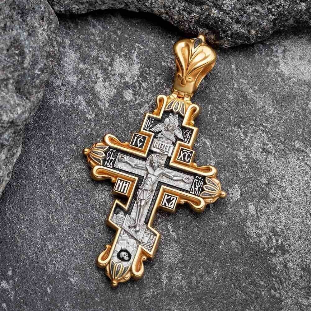 Купить Крест из серебра "Распятие Христа" (42894)