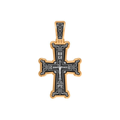 картинка Крест из серебра "Распятие Христово" (42855) 