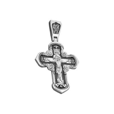 картинка Крест из серебра "Святой Князь Александр Невский" (42398) 
