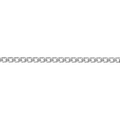 картинка Цепь из белого золота "Ромб двойной" (91056) 