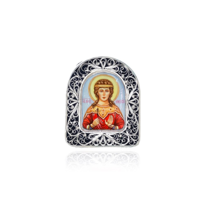 картинка Икона "Святая Любовь" эмаль финифть (20177) 