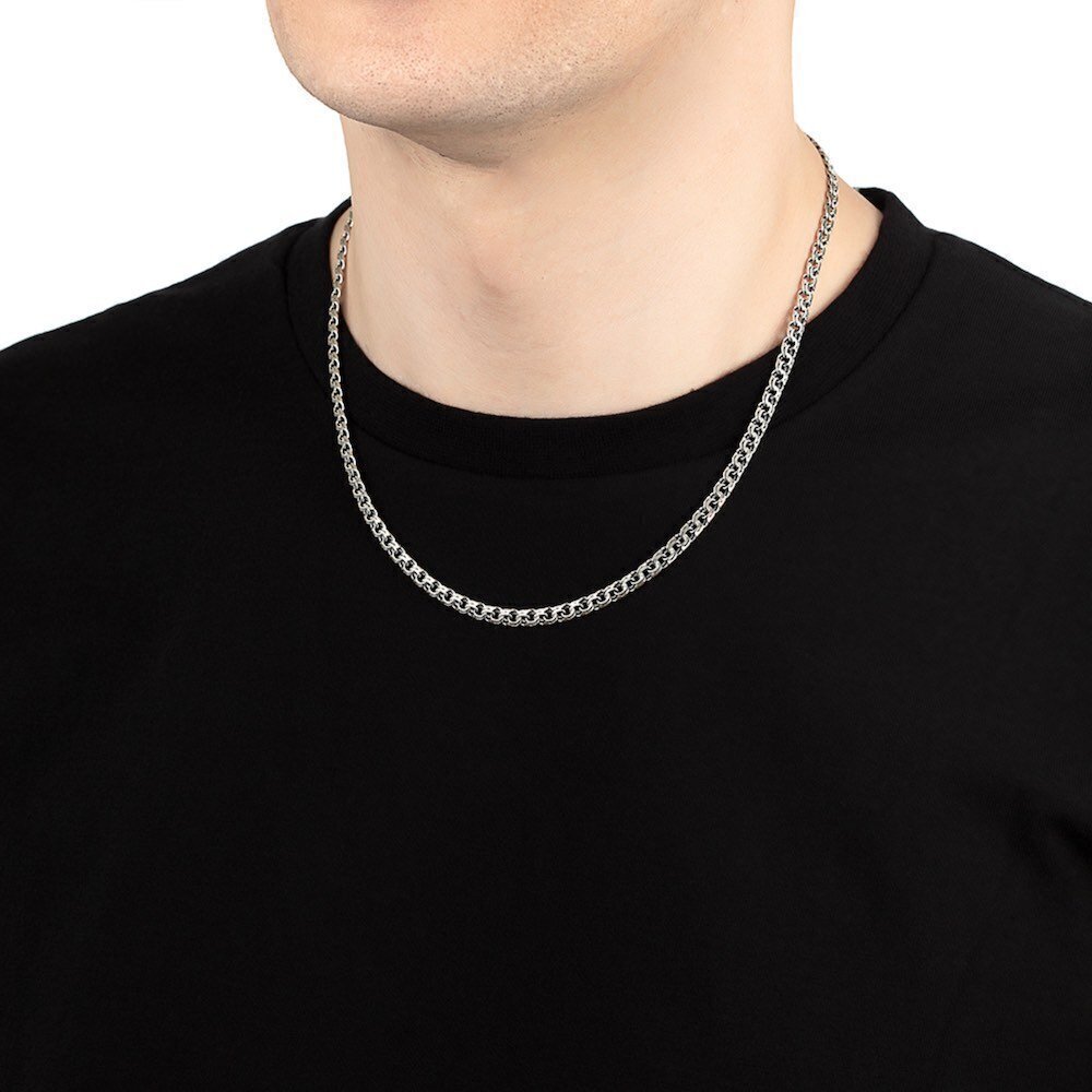 Купить Цепь из серебра "Бисмарк" (92463)