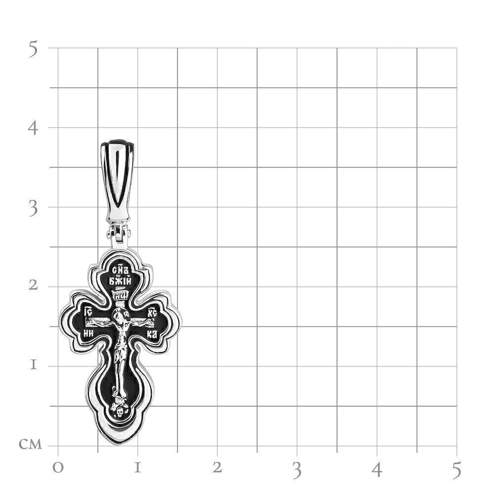 Купить Крест из серебра "Спаси и Сохрани" (42718)