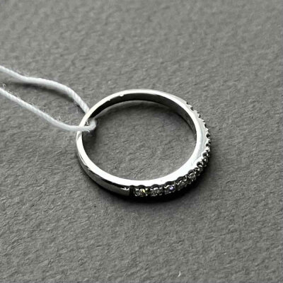 картинка Кольцо из белого золота "Спаси и Сохрани" с фианитами (31043) 