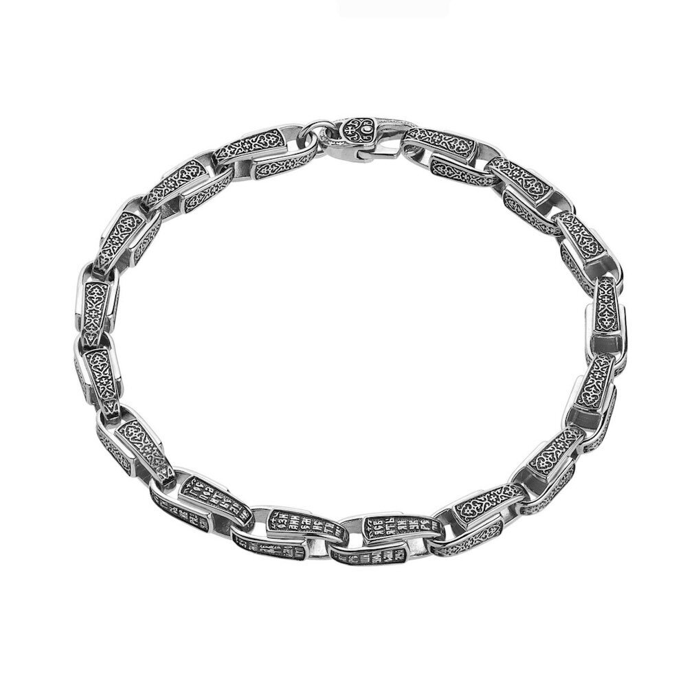 Купить Браслет из серебра "Молитва о детях" (12390)