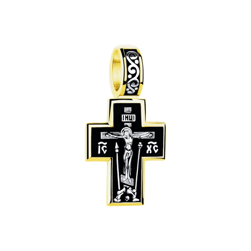 Купить Крест из серебра "Божия Матерь Казанская" (42657)